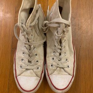 White high top Converse